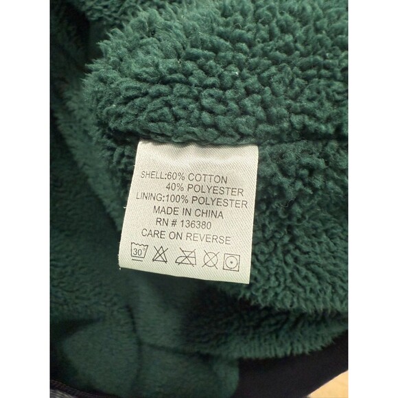 Green Bay Packers Sweater Mens Medium Heather Gray Green Football NFL Full Zip - Picture 10 of 10